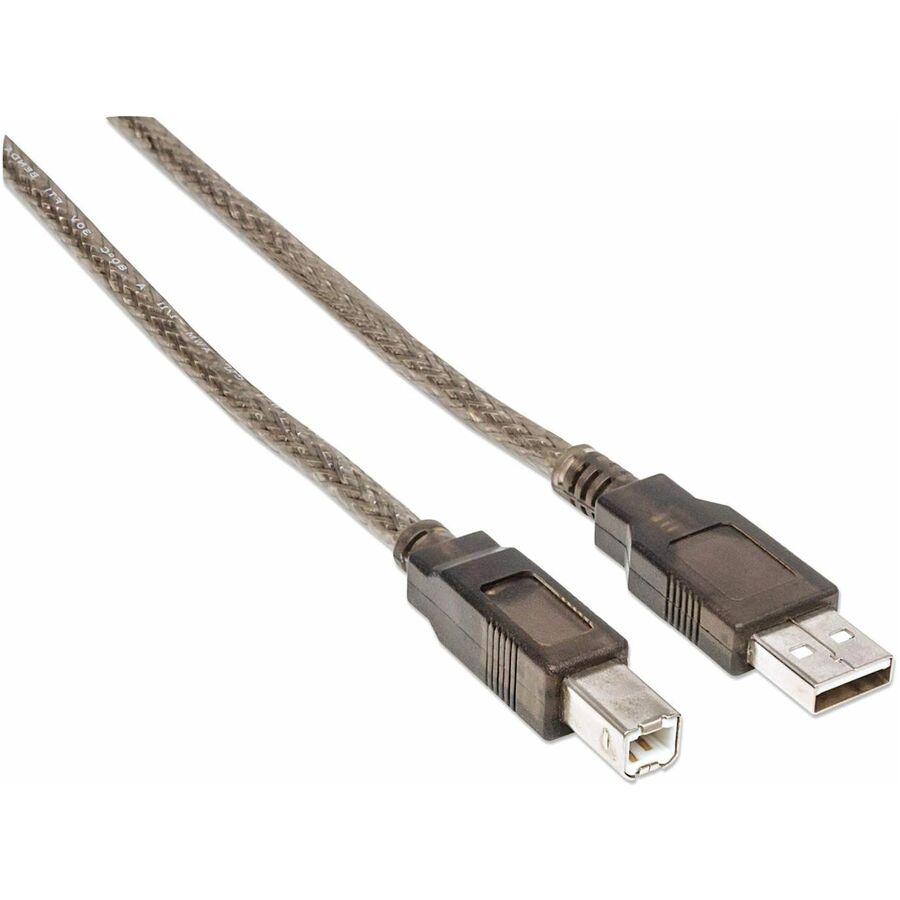 Manhattan Hi-Speed A Male/B Male USB Active Cable, 36' - Provides a single,