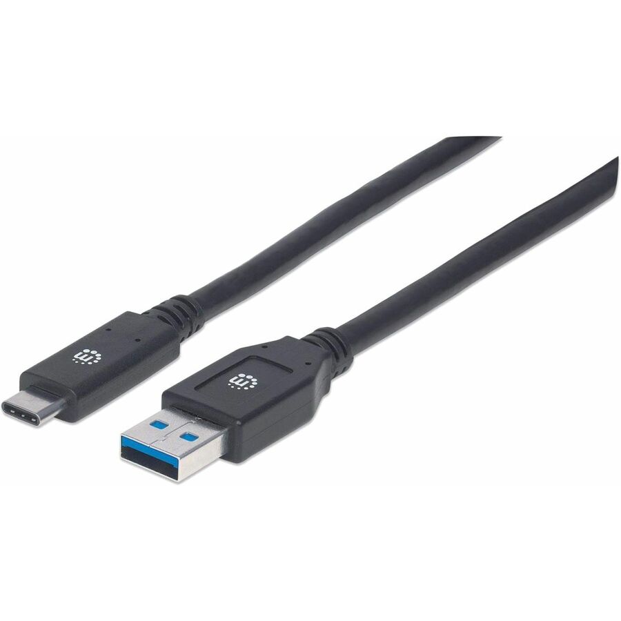 Manhattan USB-C to USB-A Cable, 3m, Male to Male, 5 Gbps (USB 3.2 Gen1 aka USB 3.0), 3A