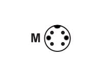 Martin - Power / data connector - BBD connector (M) - for Martin VDO Sceptron 10