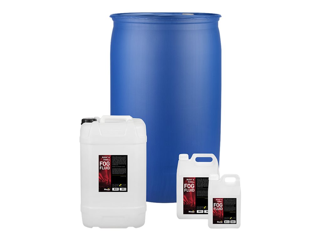 Martin RUSH & THRILL - Fog machine fluid - 5 liters - bottle (pack of 4)