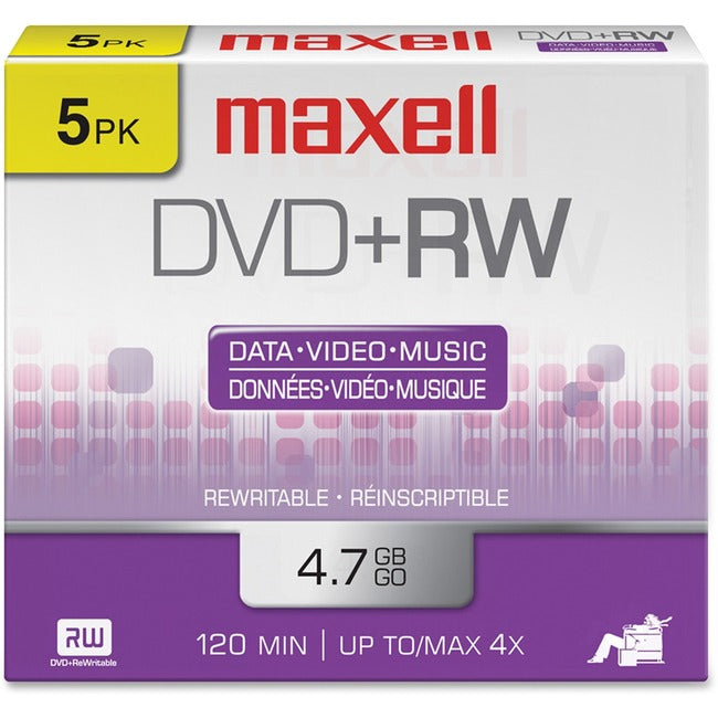 Maxell 4X Dvd+Rw Media 634045
