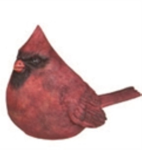 Medium Resin Cardinal Figurine - Style 4