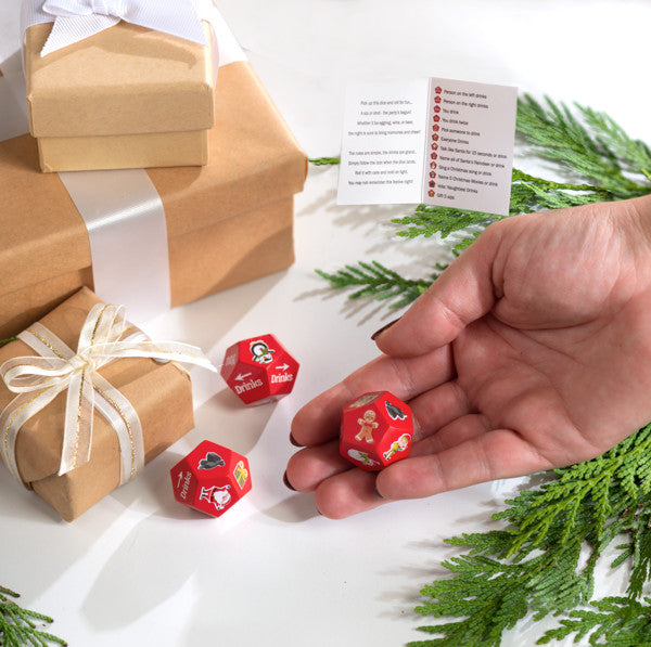 Merry Drinkmas - Drink Decider Dice Charm