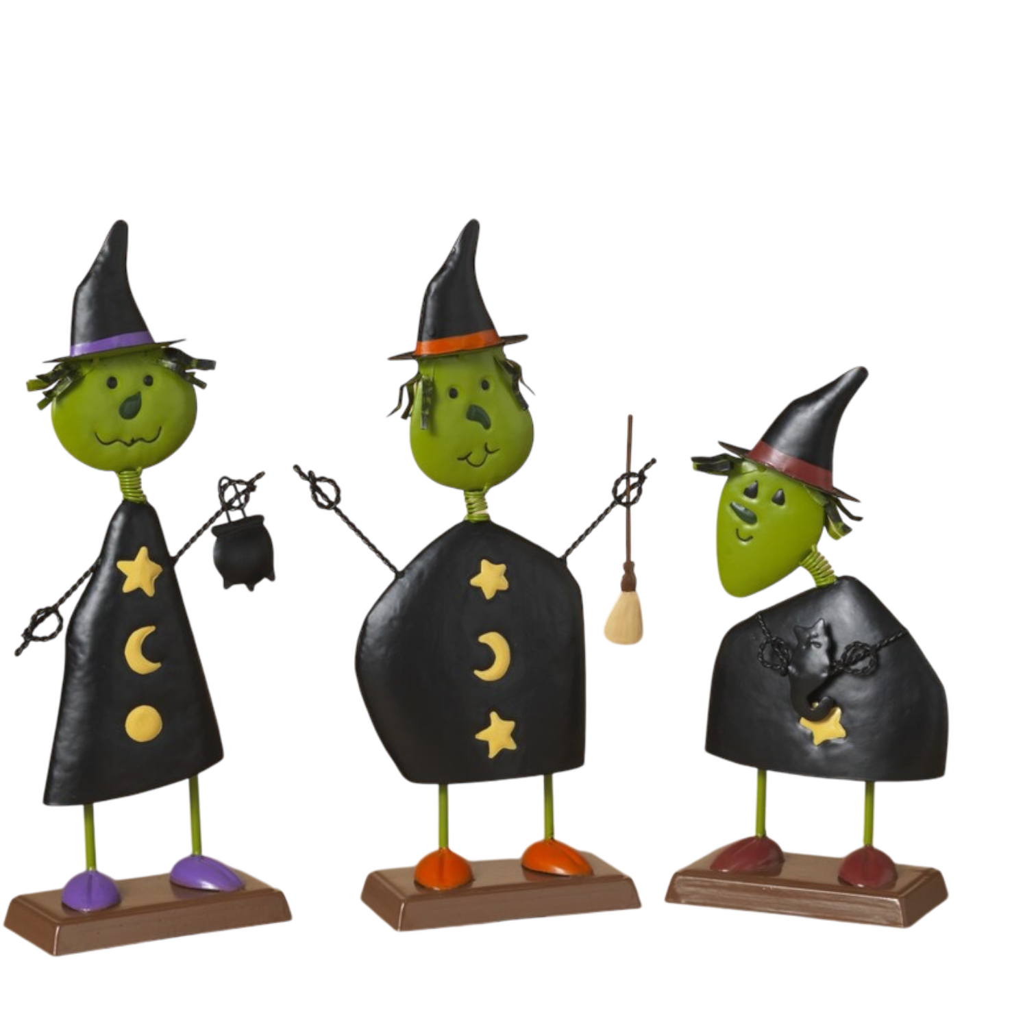 Metal Whimsical Witches -