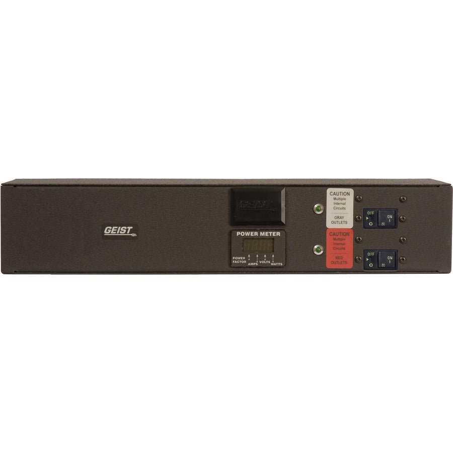 Metered Standard rPDU Horizontal Power Distribution Unit - 30A 208V 4.9kW | Premium 12333