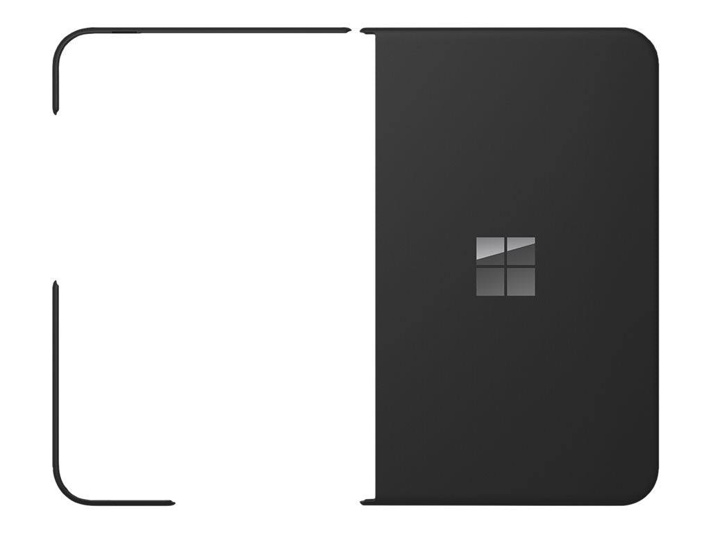 Microsoft - Bumper for cell phone / stylus - polycarbonate - obsidian - demo - for Surface Duo 2