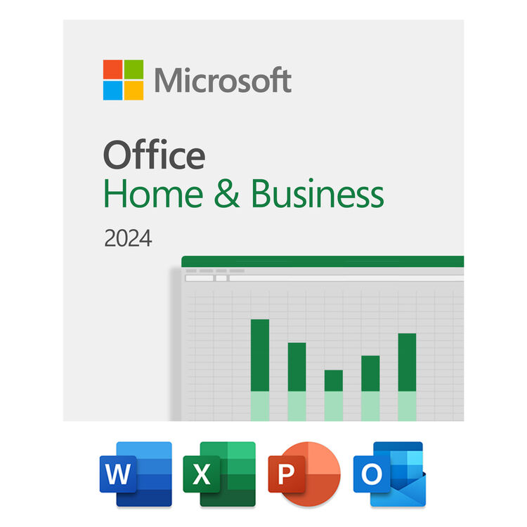 Microsoft Office Home and Business 2024 Code in Box - 1 PC/Mac - EP2-06638