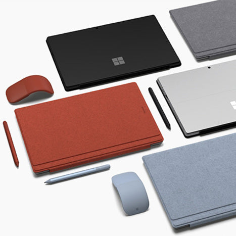Microsoft Signature Type Cover Keyboard/Cover Case Microsoft Surface Pro (5th Gen), Surface Pro 3, Surface Pro 4, Surface Pro 6, Surface Pro 7 Tablet - Ice Blue