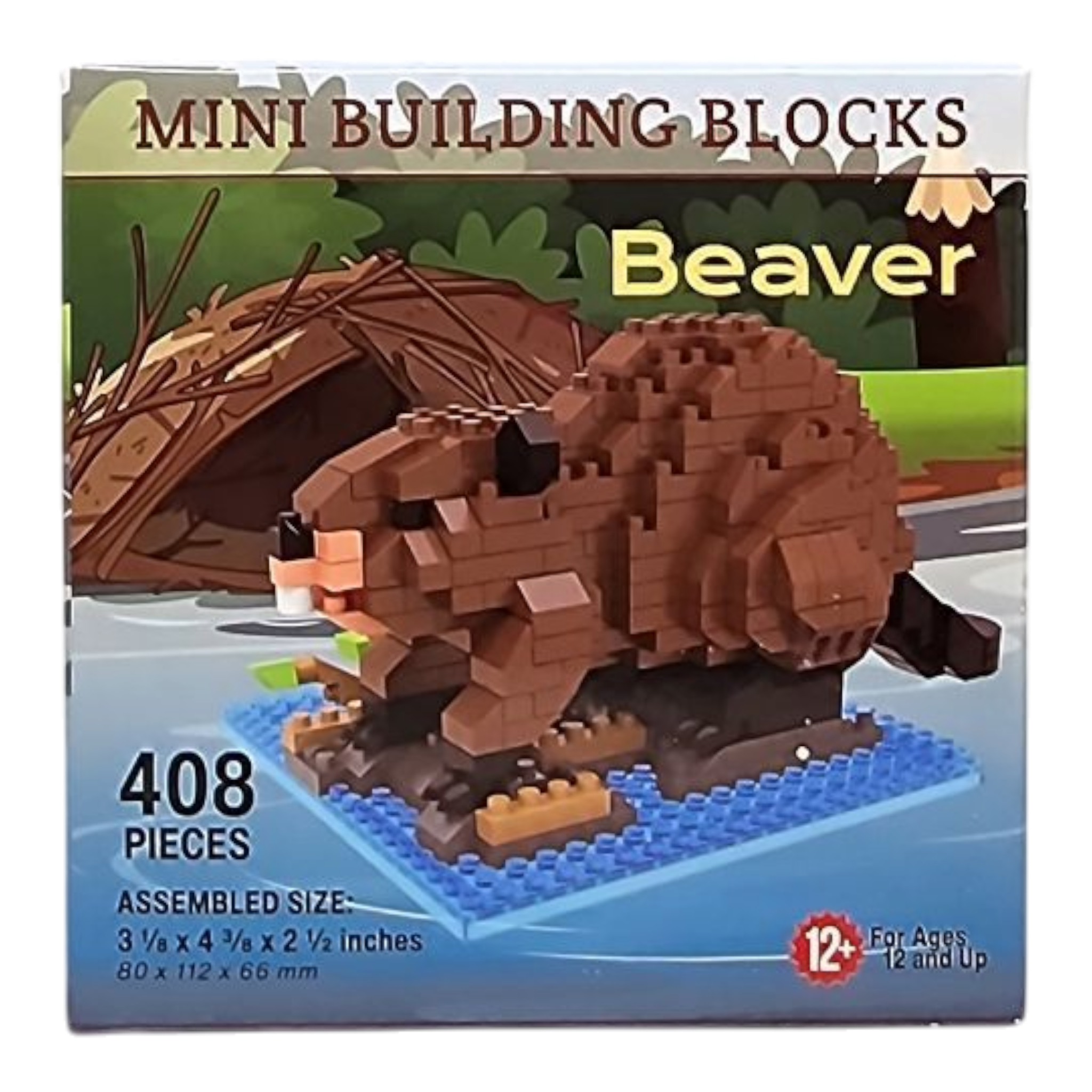 Mini Building Blocks - Beaver