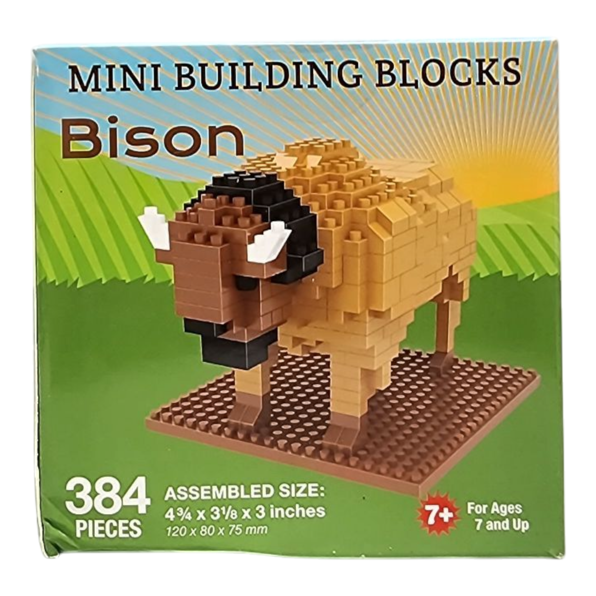 Mini Building Blocks - Bison