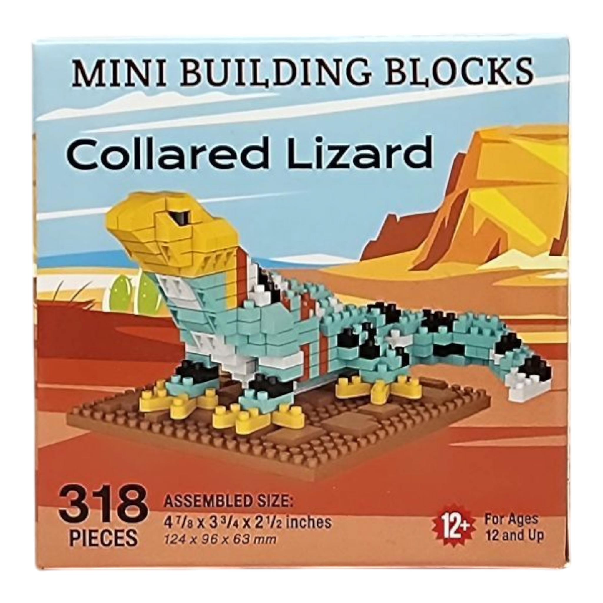 Mini Building Blocks - Collared Lizard