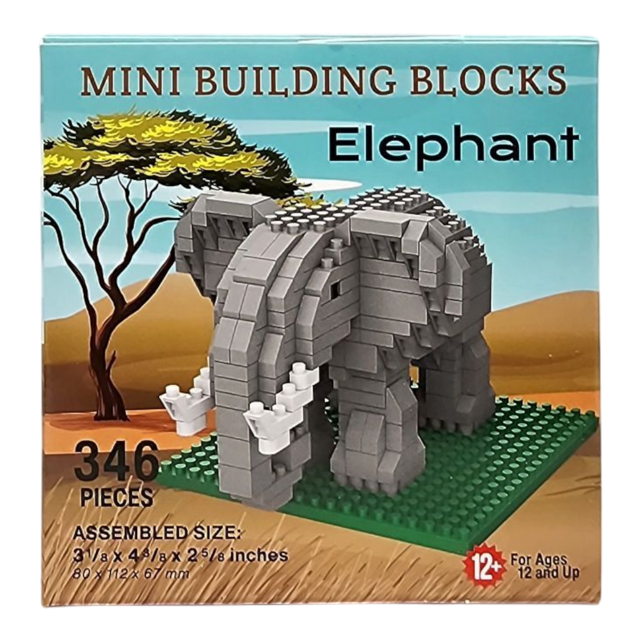 Mini Building Blocks - Elephant
