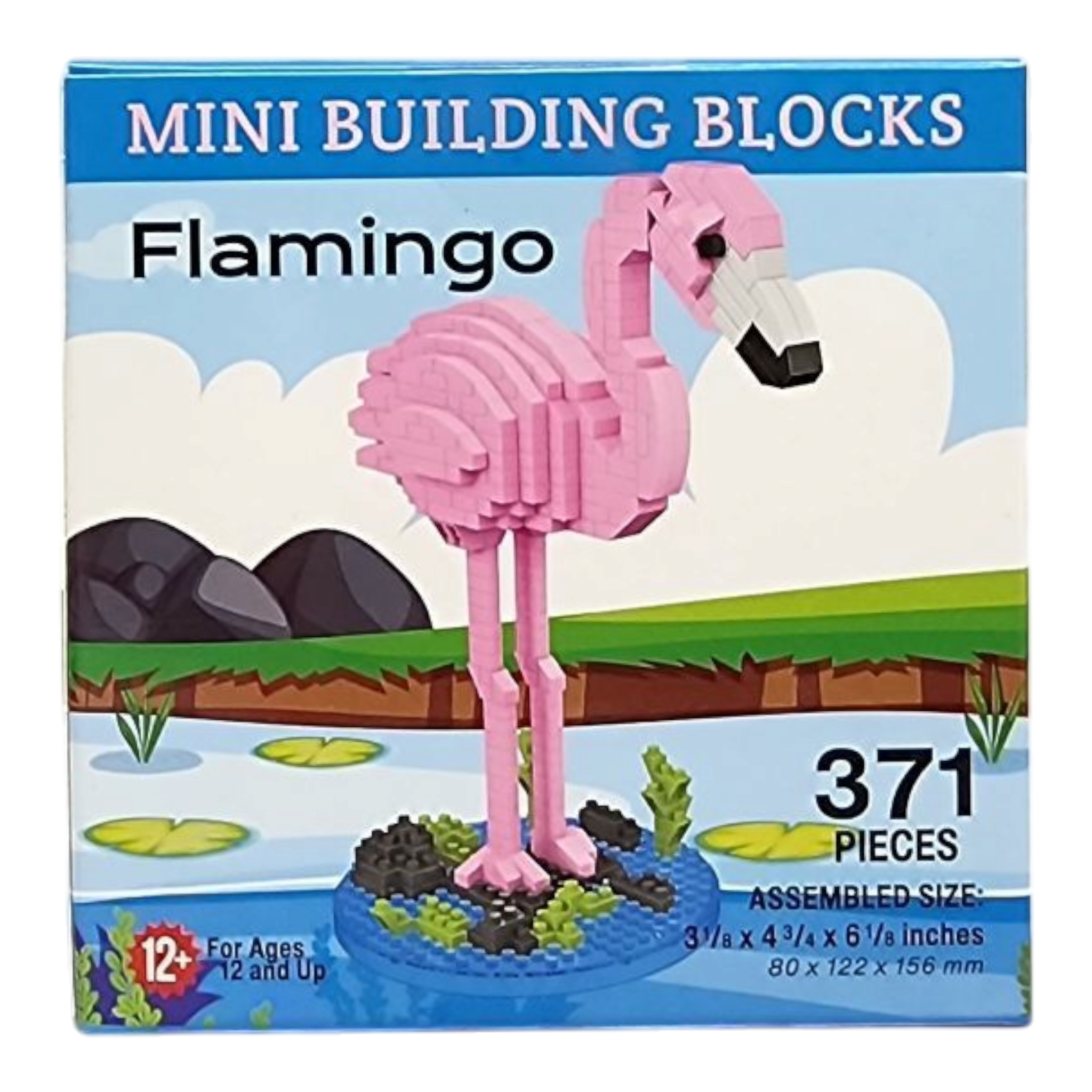 Mini Building Blocks - Flamingo