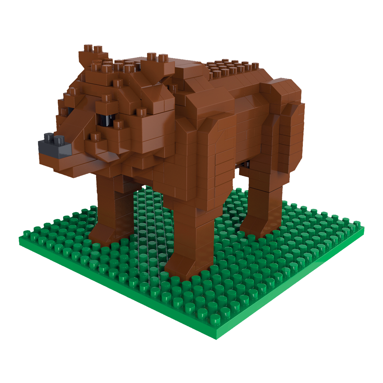Mini Building Blocks - Grizzly Bear