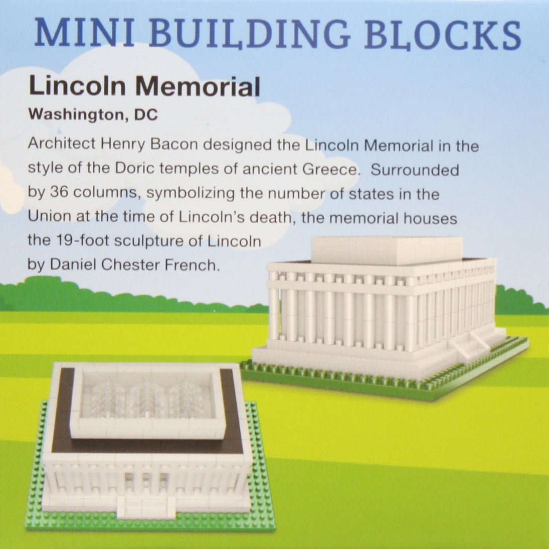 Mini Building Blocks - Lincoln Memorial