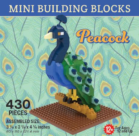 Mini Building Blocks - Peacock