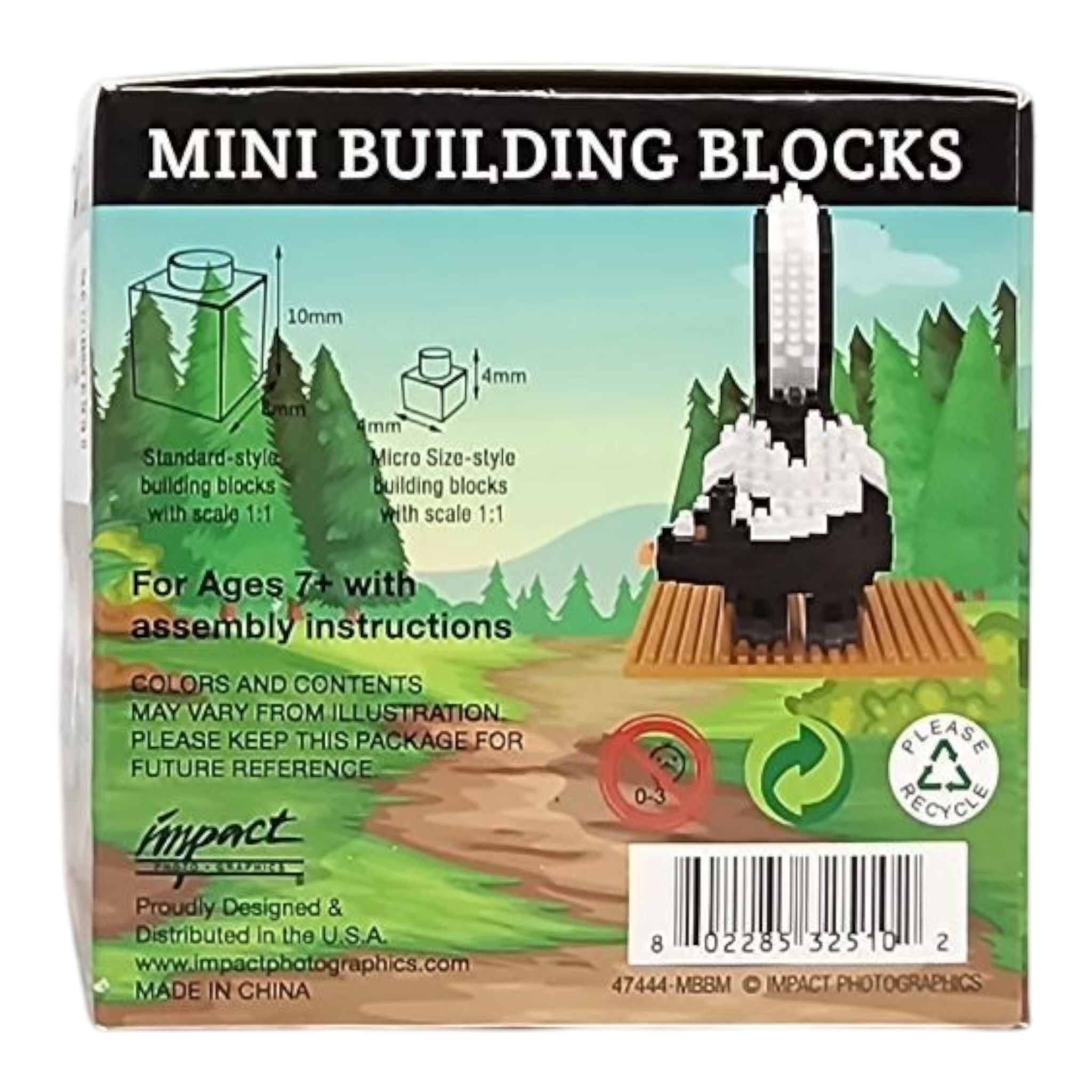 Mini Building Blocks - Skunk