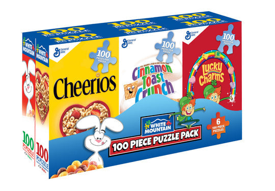 Mini Cereal Boxes - 100 Piece Jigsaw Puzzle