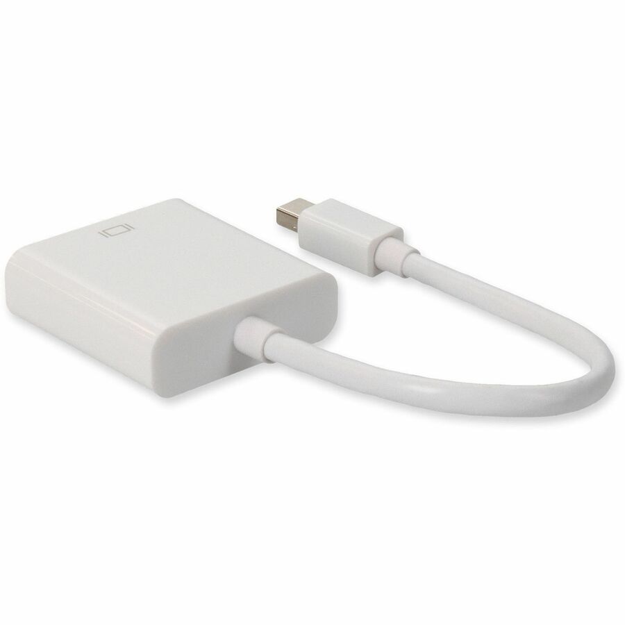 Mini-DisplayPort 1.1 Male to DVI-I (29 pin) Female White Active Adapter For Resolution Up to 1920x1200 (WUXGA) MDP2DVIA