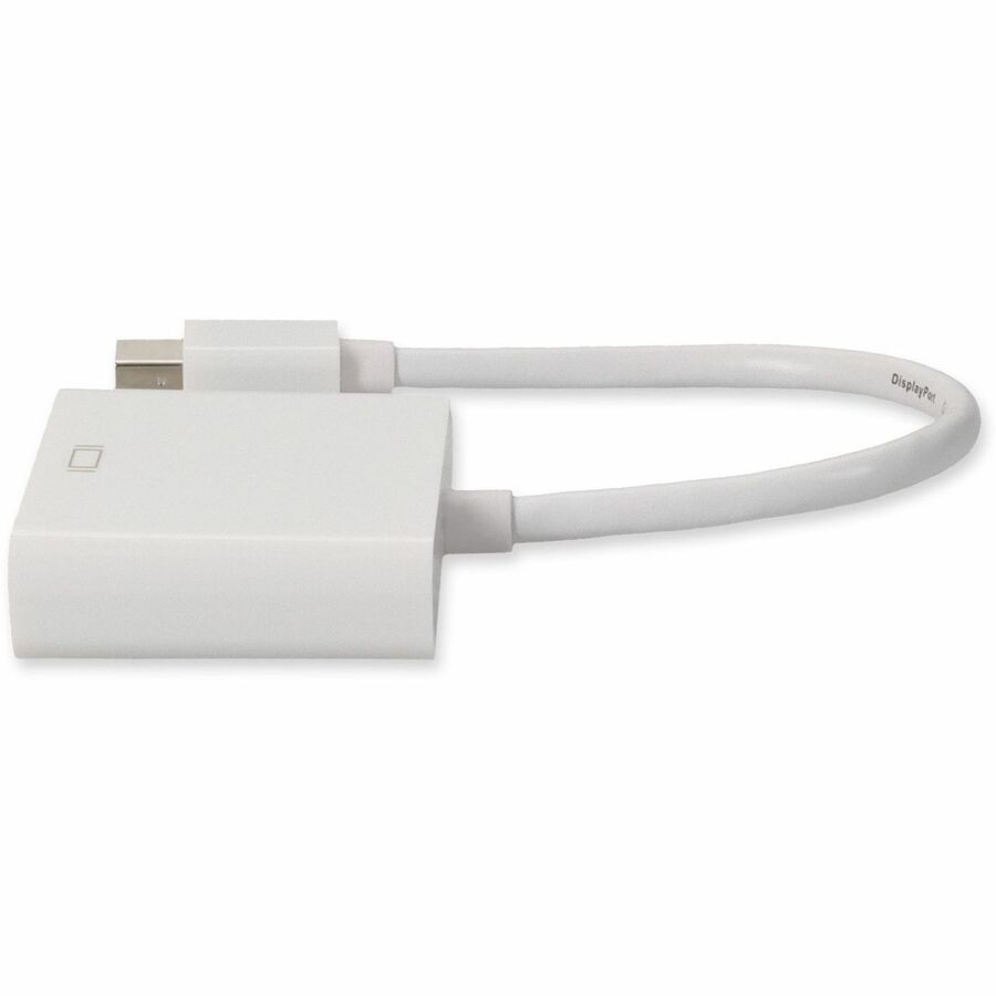 Mini-DisplayPort 1.1 Male to DVI-I (29 pin) Female White Active Adapter For Resolution Up to 1920x1200 (WUXGA) MDP2DVIA