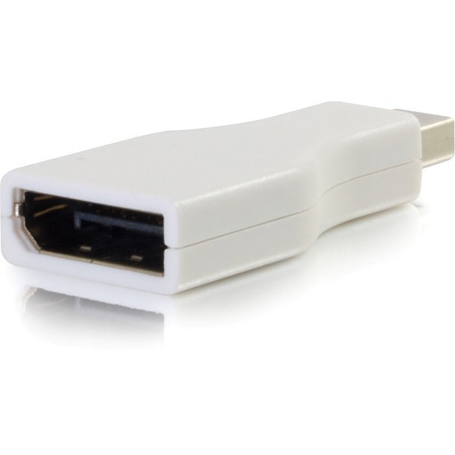 Mini Displayport&Trade; Male To Displayport&Trade; Female Adapter - White