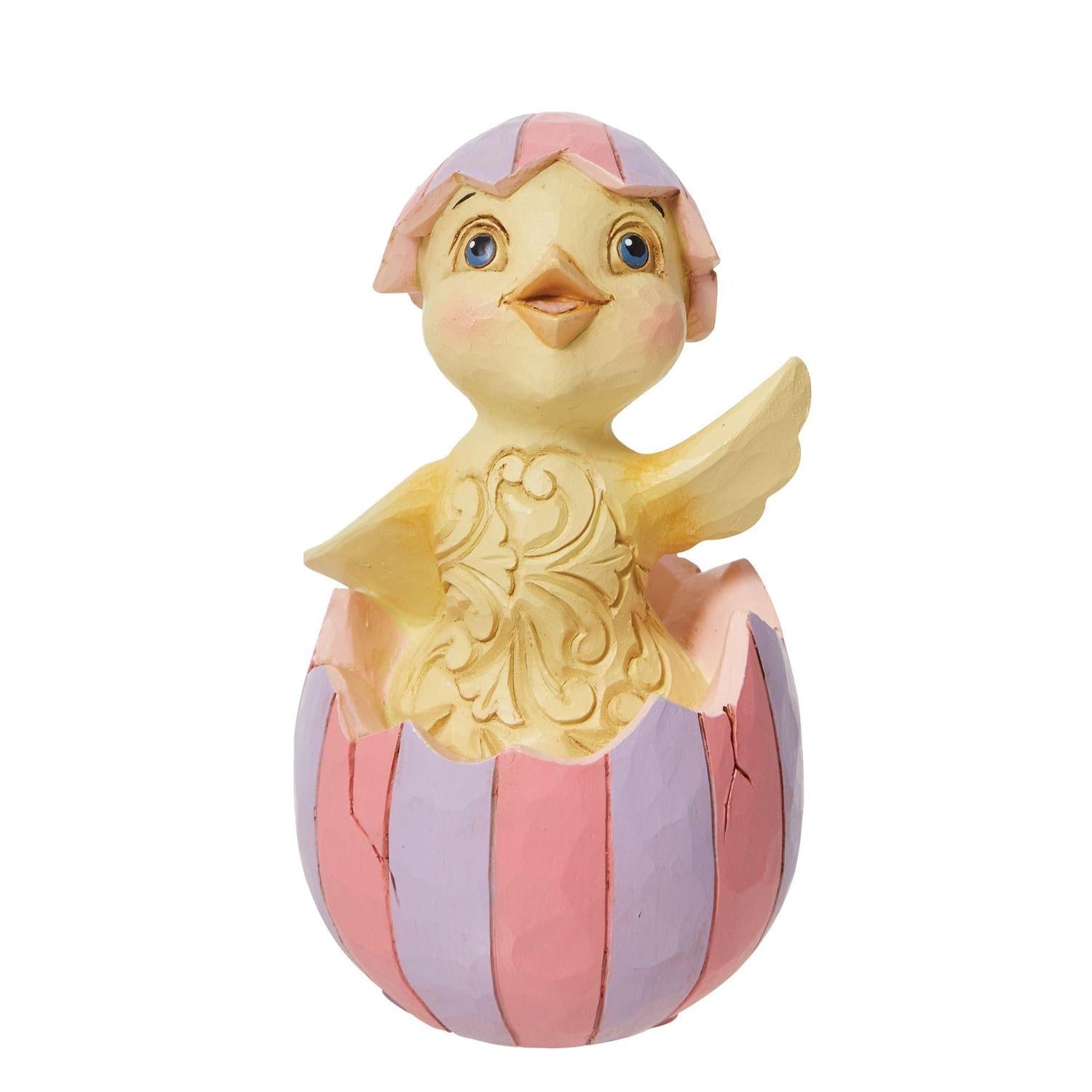 Mini Easter Chick in Egg Figurine