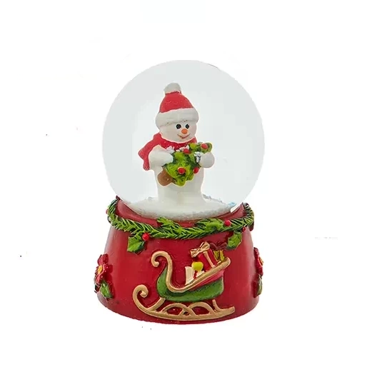 Mini Lighted Snowglobe - Snowman