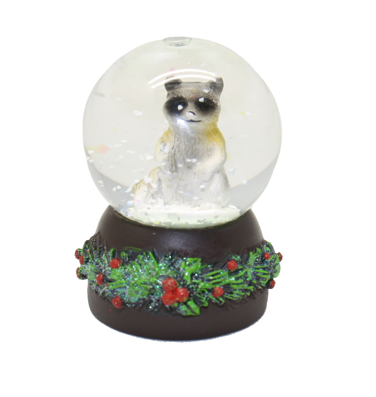 Mini Wildlife 45mm Water Snowglobe - Baby Raccoon