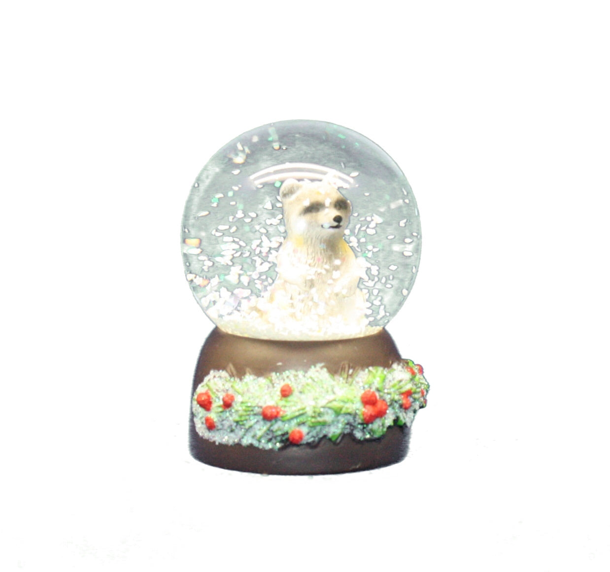 Mini Wildlife 45mm Water Snowglobe - Baby Raccoon