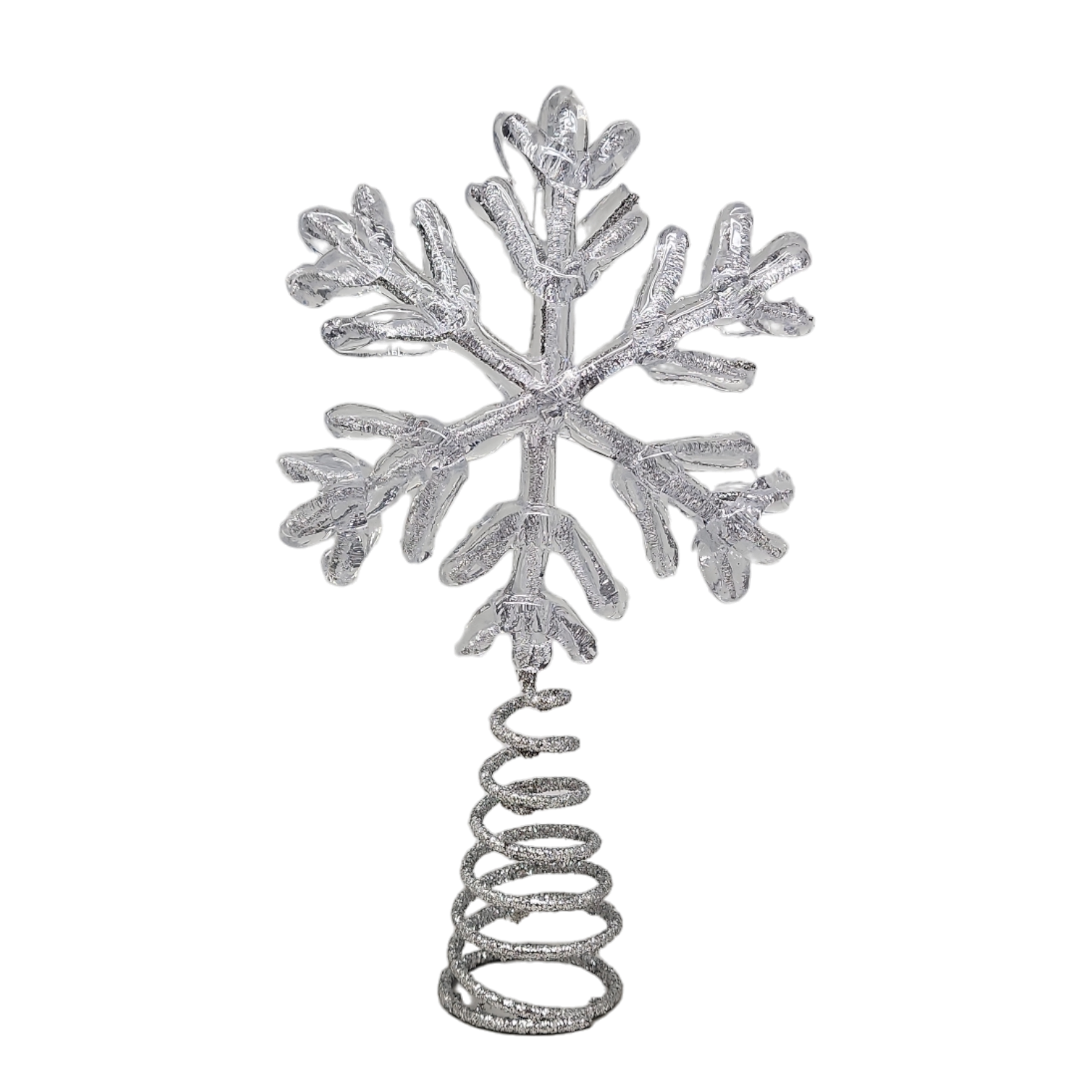 Miniature Snowflake Tree Toppers - Silver