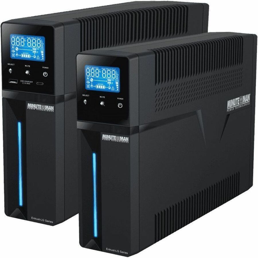 Minuteman Entrust-LG ETR550LG 550VA Mini-tower UPS - Mini-tower - AVR - 120 V AC Input -