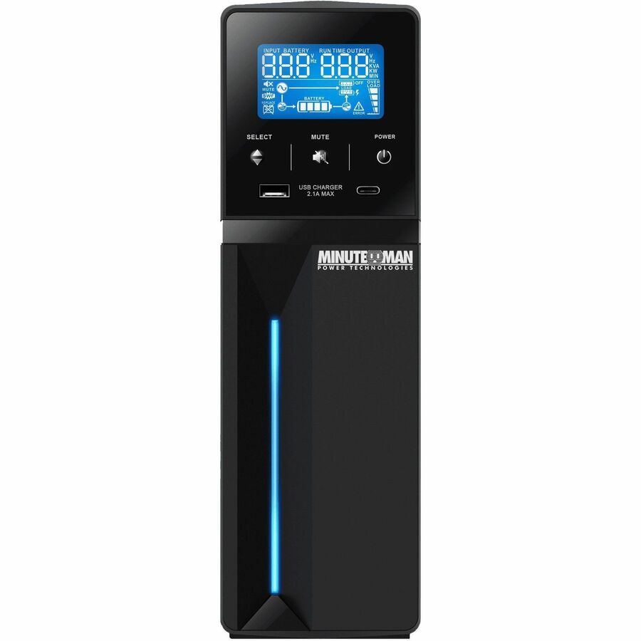 Minuteman Entrust-LG ETR550LG 550VA Mini-tower UPS - Mini-tower - AVR - 120 V AC Input -