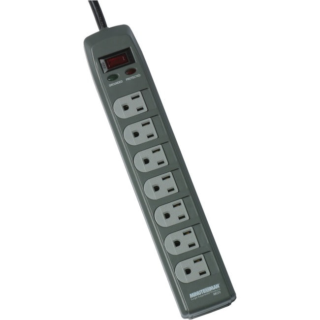 Minuteman MMS Series 7 Outlet Surge Suppressor - Receptacles: 7 - 1080J MMS370