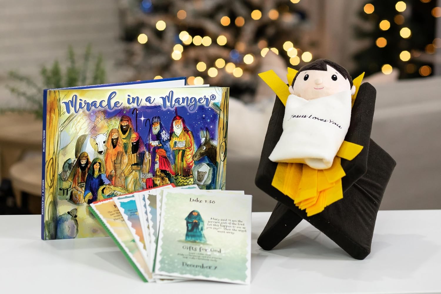 Miracle in the Manger - Plush and Book Set