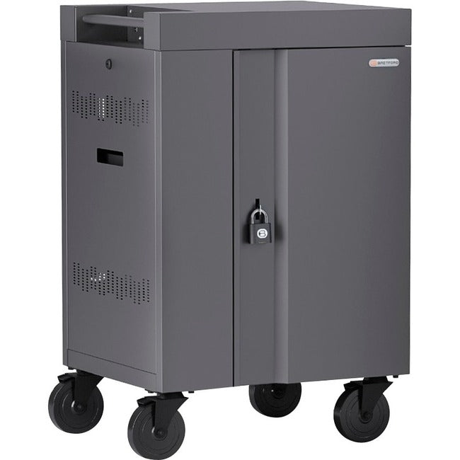 Mobile Laptop Stand - BRETFORD CUBE Cart Mini 20 Device Station | TecISoft TVCM20PAC-TZ