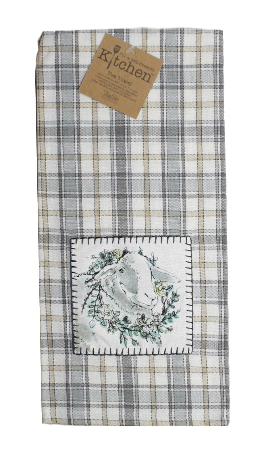 Modern Farmhouse Tea Towel - Cow