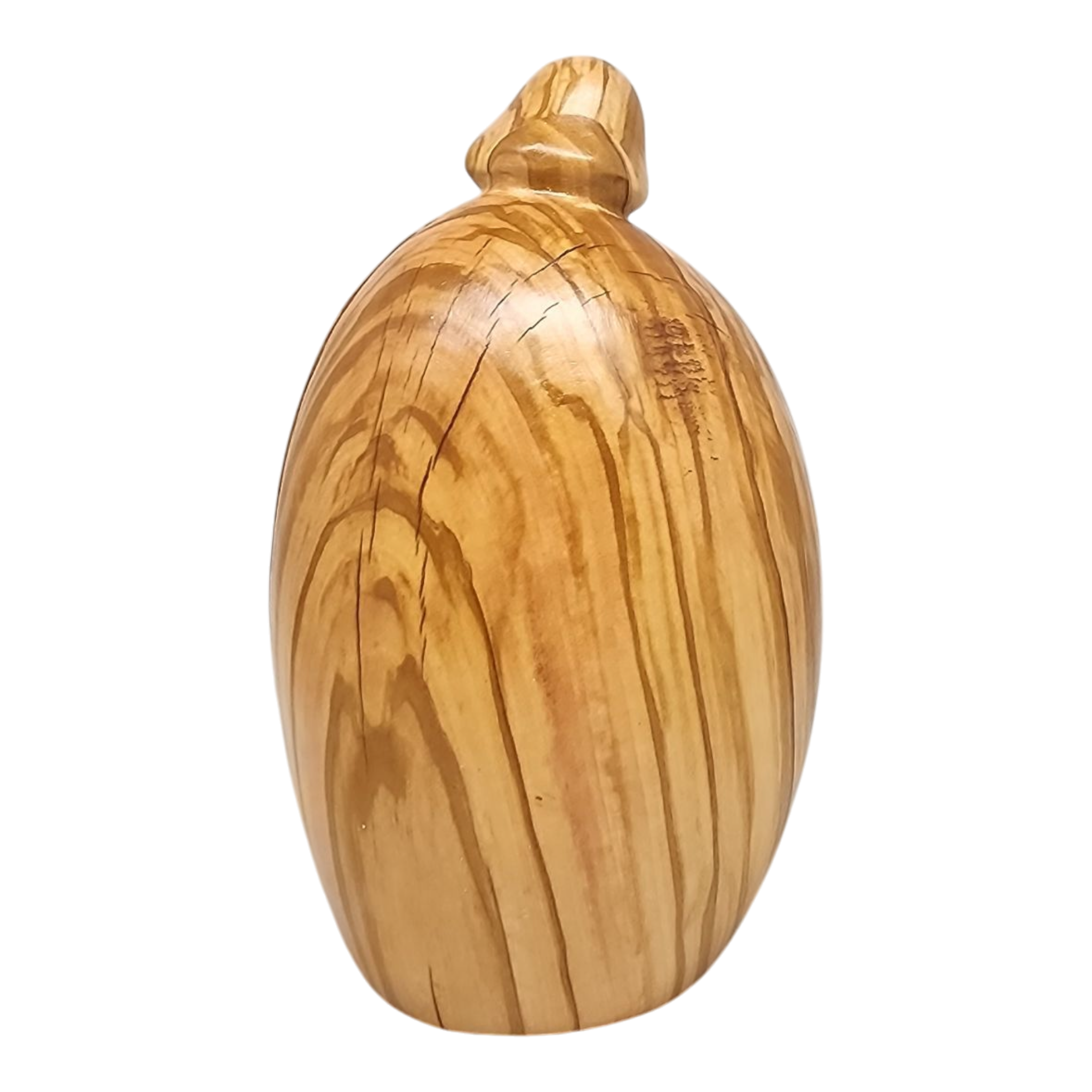 Modern Style Holy Family Carved Nativity - Olive Wood - 6.75 Inch