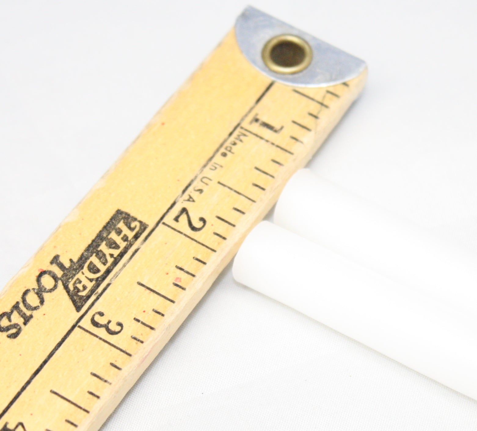 Mole Hollow Half Sized Taper Pair (Stark White) - 6 Inch