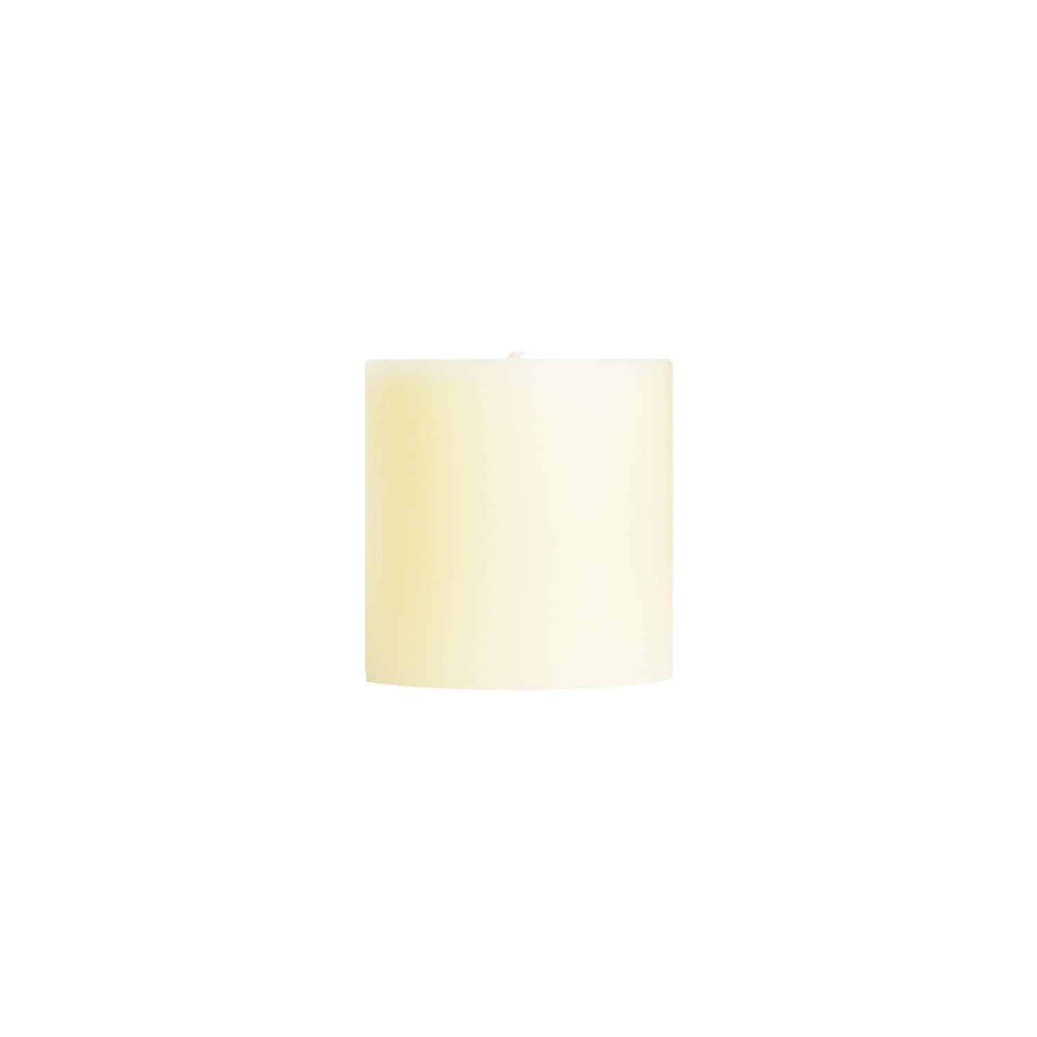 Mole Hollow Unscented Pillar Candle (Shell White) -