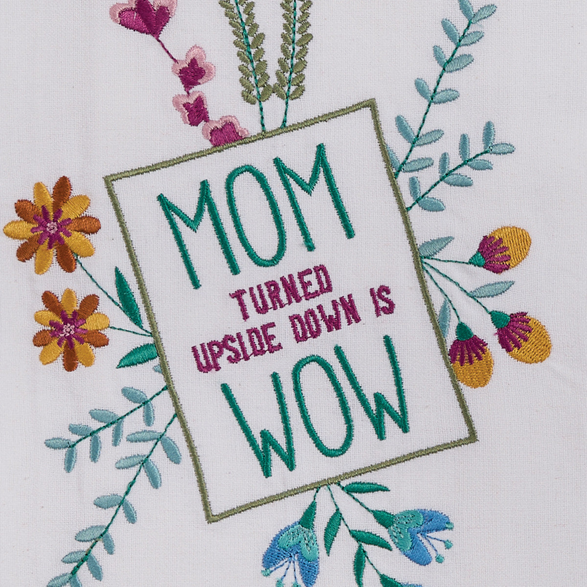 Mom / Wow Decorative Dish Towel