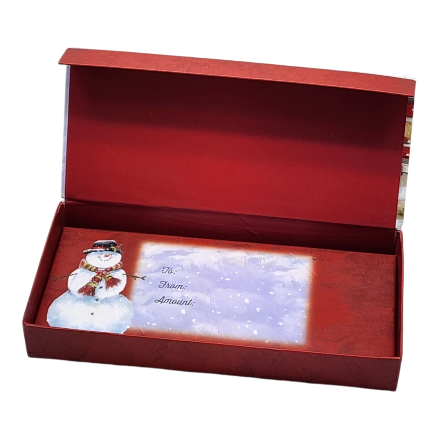 Money / Gift Card Holder - Season's Greetings Snowman