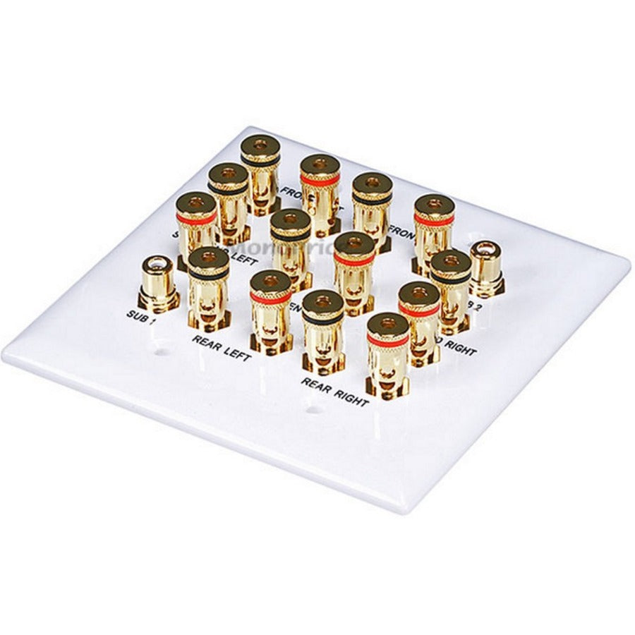 Monoprice 2-Gang 7.2 Surround Sound Distribution Wall Plate