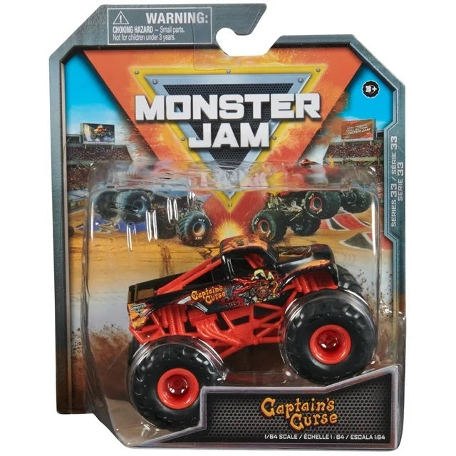 Monster Jam - 1:64 Scale Die Cast - Captains Curse