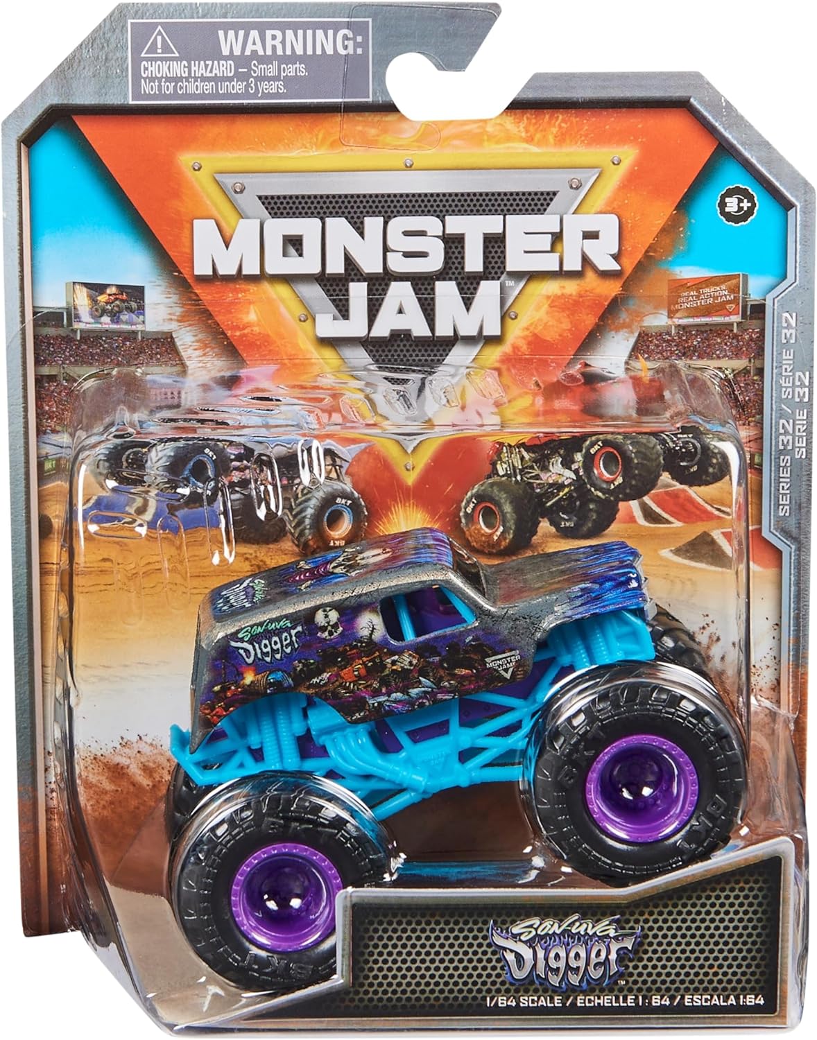 Monster Jam - 1:64 Scale Die Cast - Son-uva Digger