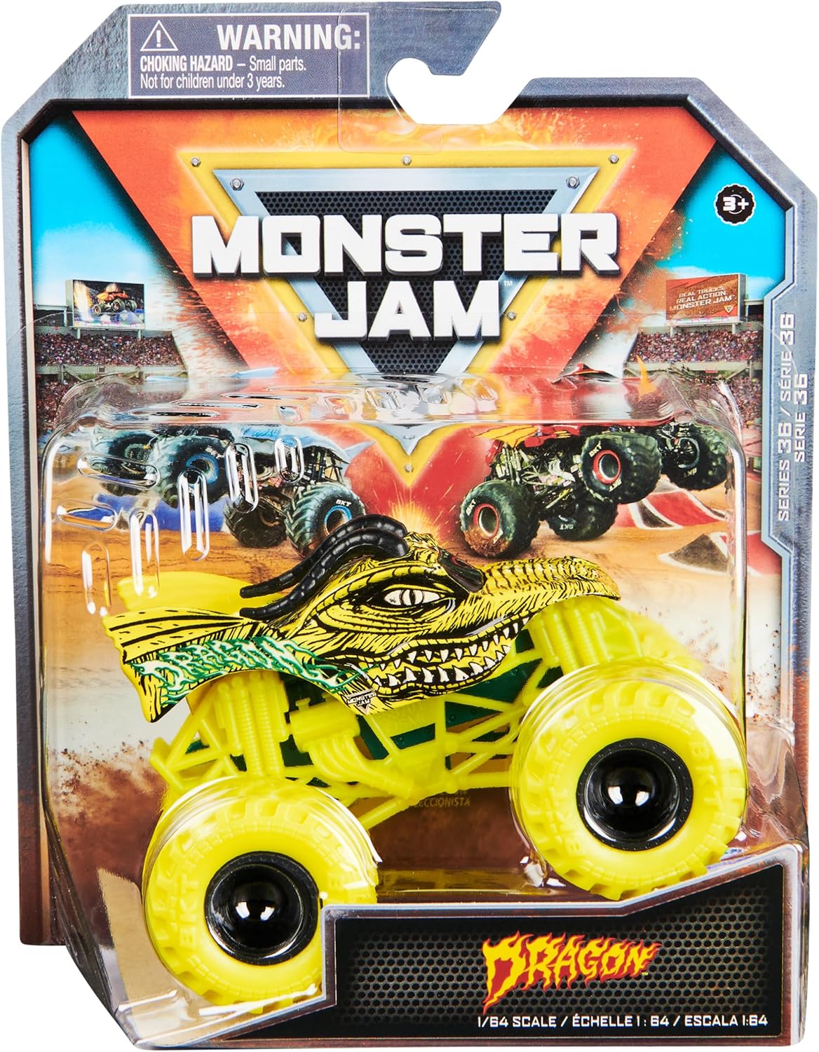 Monster Jam Official 1:64 Scale Monster Truck - Dragon