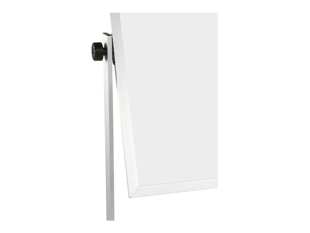 MooreCo Deluxe - Whiteboard - floor-standing - 48 in x 95.98 in - Dura-Rite - non-magnetic - double-sided - reversible - mobile 668AH-HH
