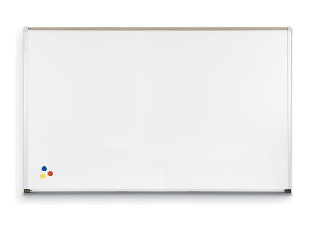 MooreCo El Grande - Whiteboard - wall mountable - 127 x 203 mm - porcelain steel - magnetic - low gloss white 202AJ-26