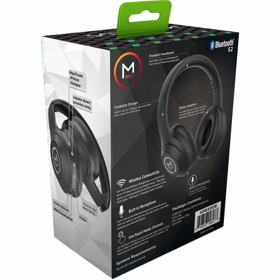 Morpheus 360 Comfort+ Wireless over ear Headphones, Bluetooth 5.0 Headset with