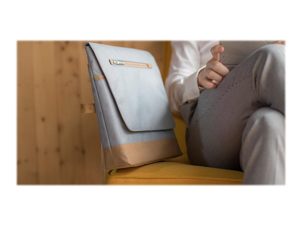 Moshi Aerio Lite - Shoulder bag for tablet - cotton, polyester elastomer - sky blue 99MO082501