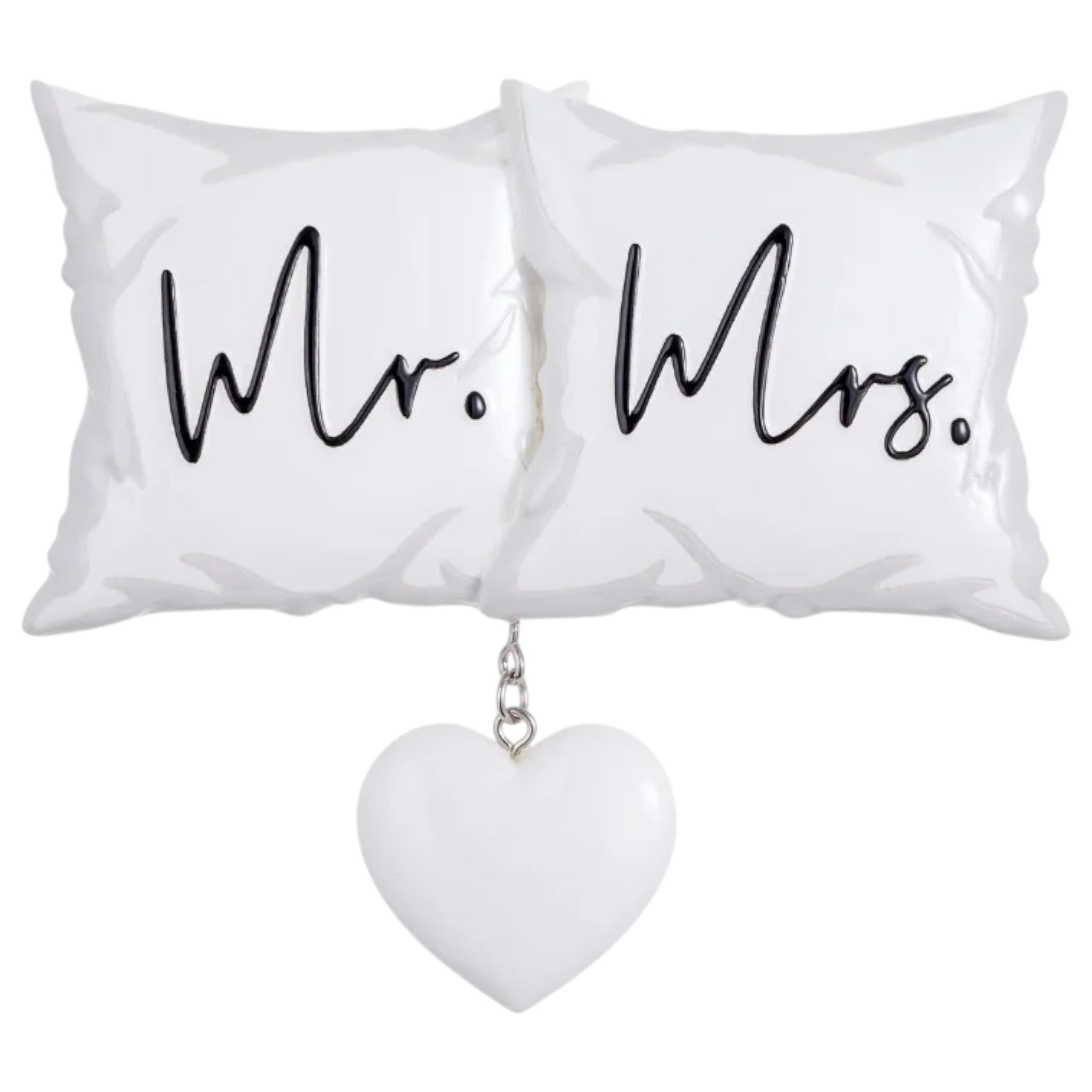 Mr & Mrs Pillows Couples Ornament